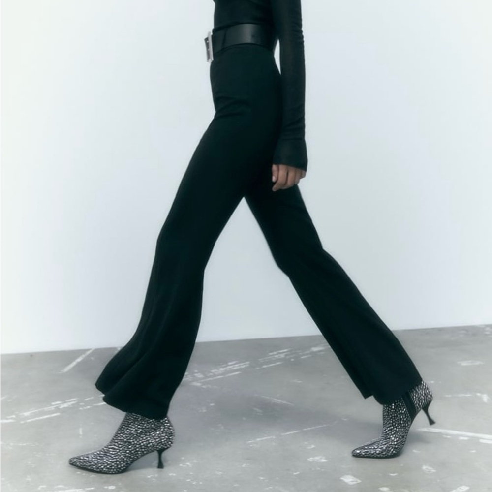 Zara FLARED TROUSERS (BELT NOT INCLUDED)